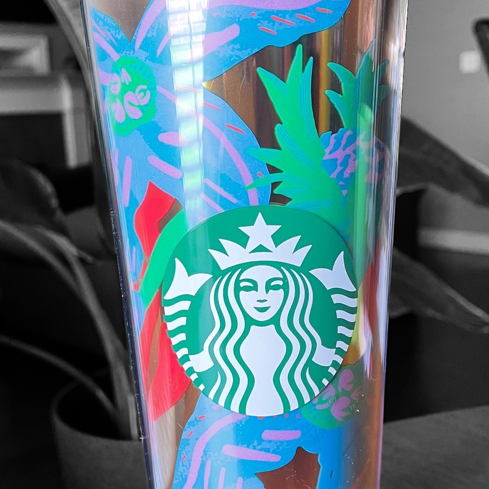 ✨NEW🌴Starbucks 2022 Summer🌴Aqua Terra Tropical Venti Tumbler - Picture 3 of 7